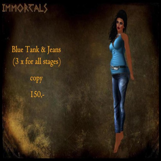 IMMORTALS PURPLES SWEATER & JEANS