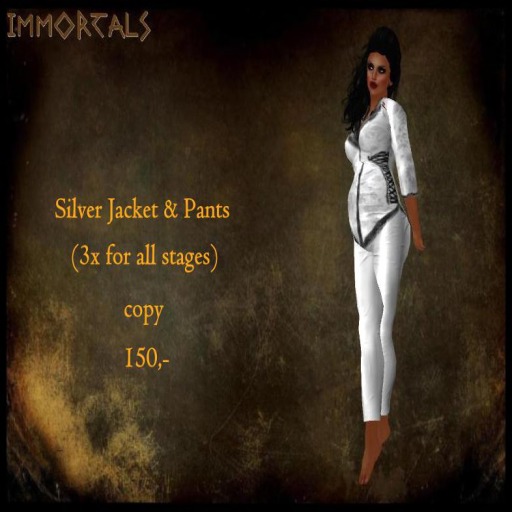 IMMORTALS SILVER JACKET & PANTS