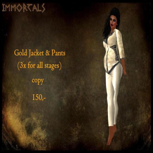 IMMORTALS GOLD JACKET & PANTS