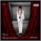 Tuxedo White Red and shoes