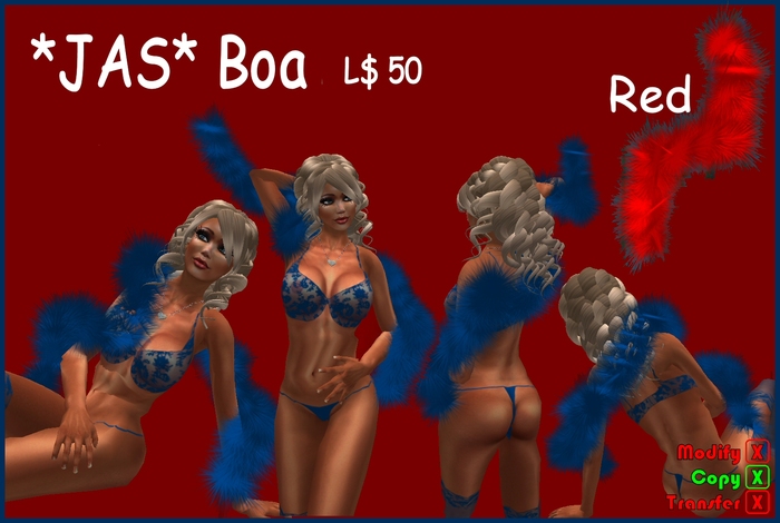 *JAS* Boa Red