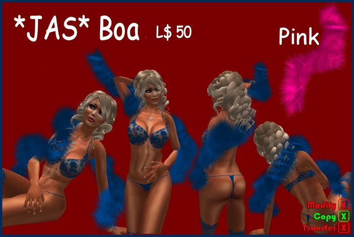 *JAS* Boa Pink