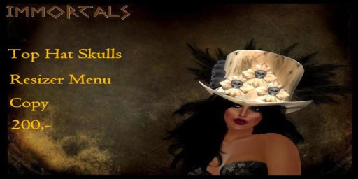 IMMORTALS TOP HAT SKULLS