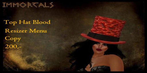 IMMORTALS TOP HAT BLOOD