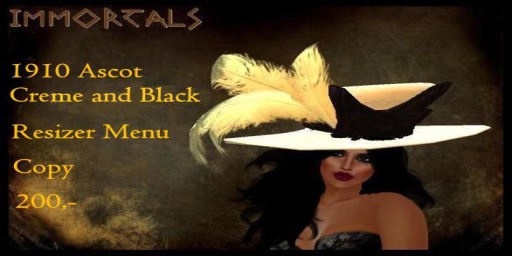 IMMORTALS 1910 ASCOT BLACK & CREME