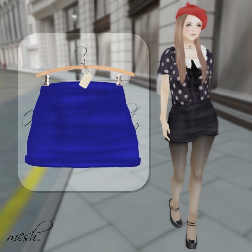 ''{ RoA }'' -High waist skirt (E)BL