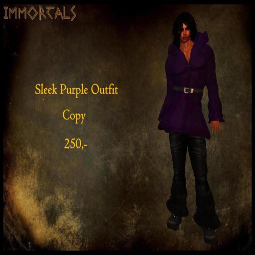 IMMORTALS SLEEK PURPLE OUTFIT