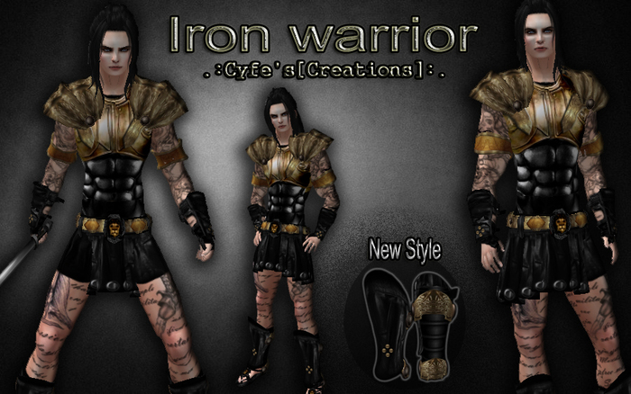 .:Cyfe's[Creations]:. ~Iron warrior Golden & Black~