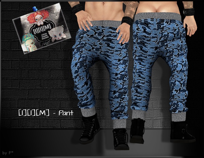 [I][I][M] - Pant Camo Blue 