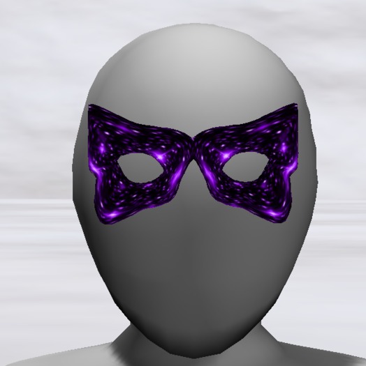 CELEBRATION FACE MASK PURPLE SPARKLE