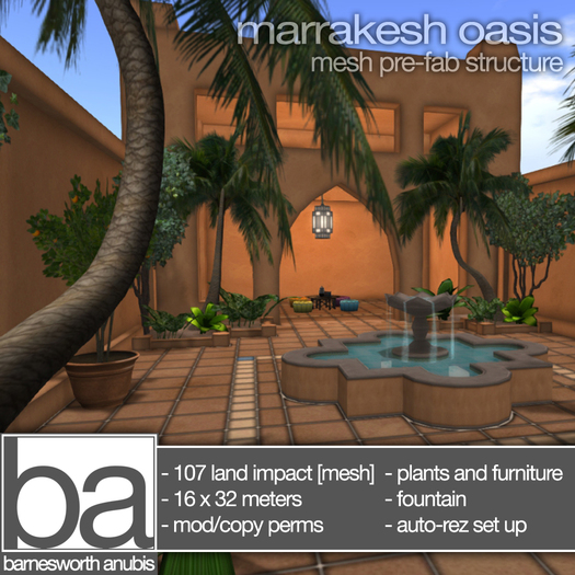 [ba] marrakesh oasis - with extras