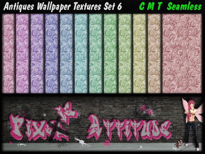Antique Wallpaper Textures Set 06
