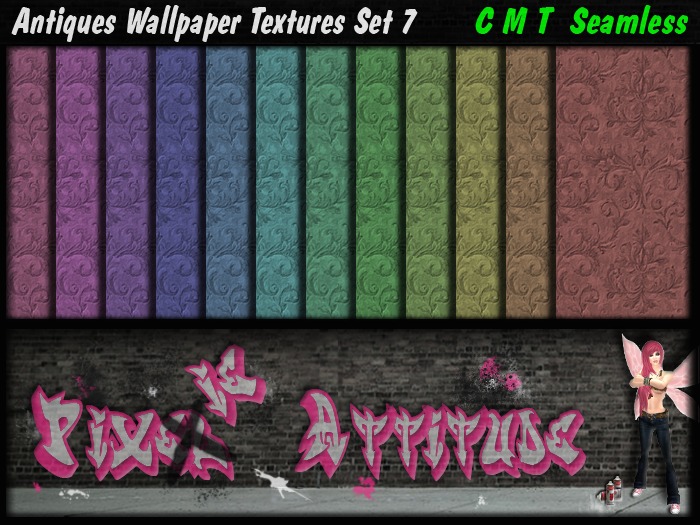 Antique Wallpaper Textures Set 07