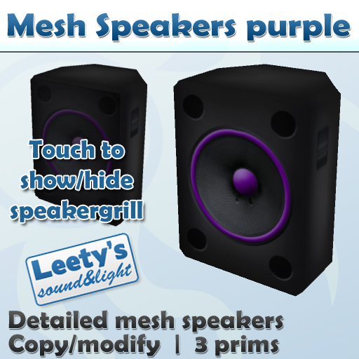 Mesh Speakers purple