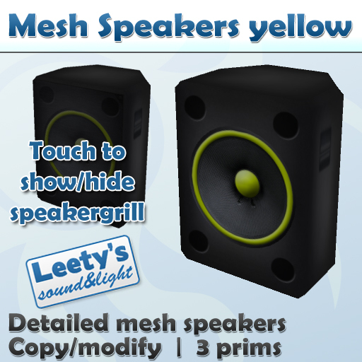 Mesh Speakers yellow