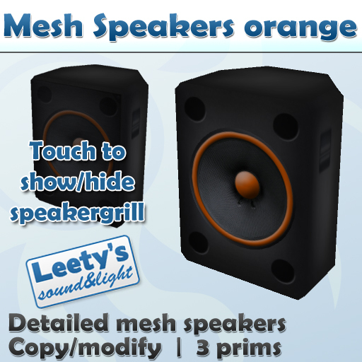 Mesh Speakers orange