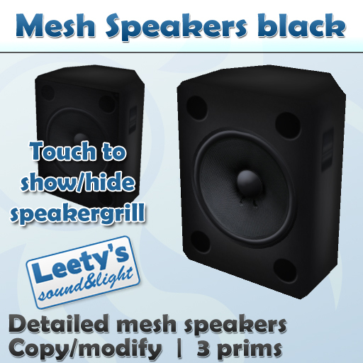 Mesh Speakers black