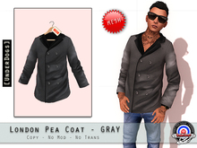 [UnderDogs] - London Peacoat - Gray - Mesh 
