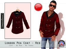 [UnderDogs] - London Peacoat - Red - Mesh