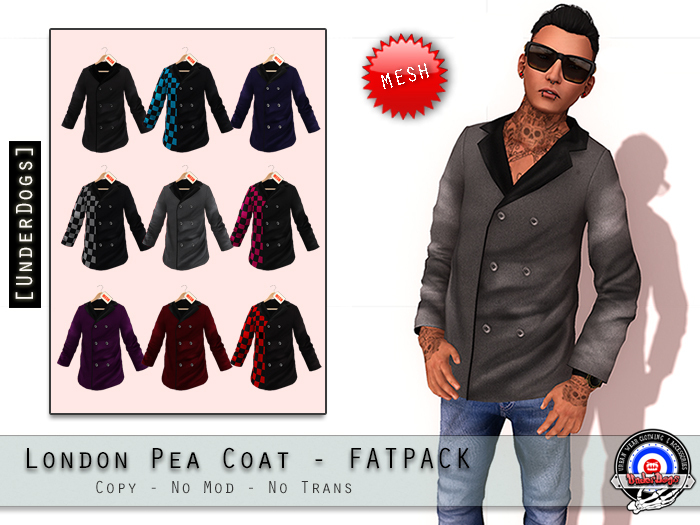[UnderDogs] - London Peacoat - FATPACK - Mesh