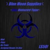 ~*BMS*~ Blue Biohazard Tip Jar