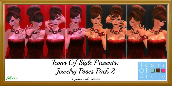 IOS Jewelry Poses Pack 2 fullperm (package)
