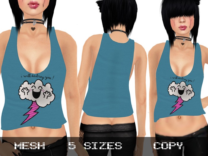 Top Loose I will destroy You - Mesh