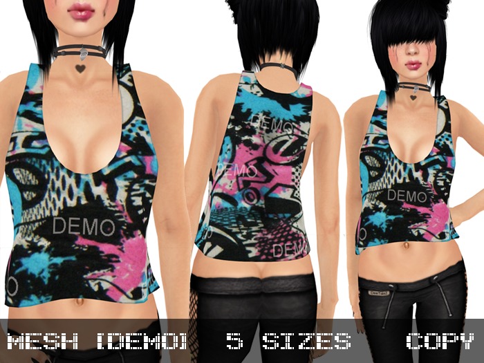 DEMO Top Loose 80's - Mesh