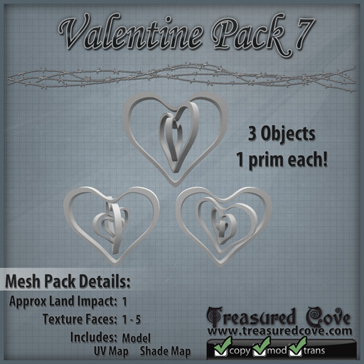 -TC- Valentine Pack 7 Mesh 50% Discount!!