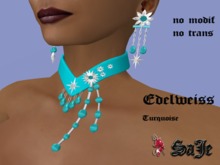 *SaJe* Edelweiss Turquoise