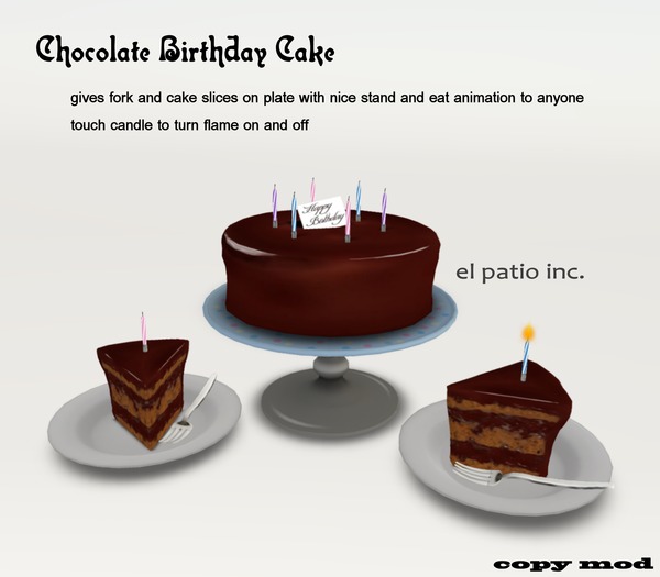 [epi] Chocolate Birthday Cake BOX
