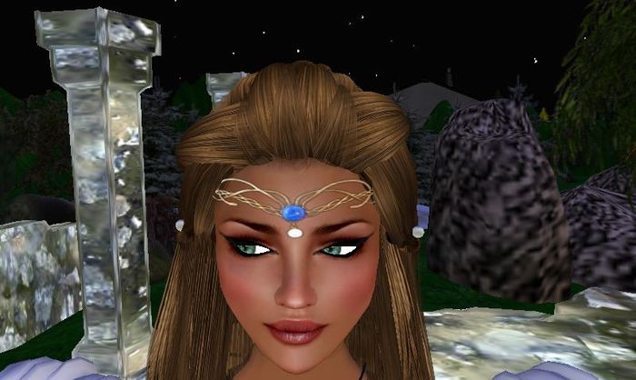 ~SE~Circlet-Gold Pearl