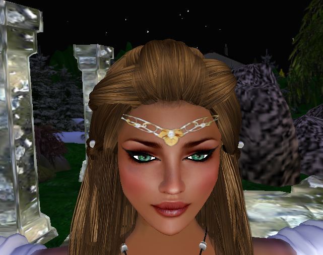 ~SE~Circlet-Gold Leaf