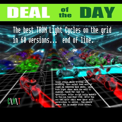 [JR] Tron Light Cycles pack