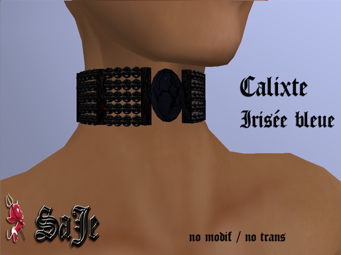 *SaJe* Calixte irisee bleue