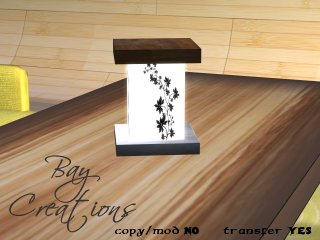 Table Lamp "black white"