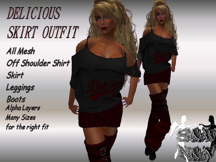 (N&N)DELICIOUS SKIRT OUTFIT