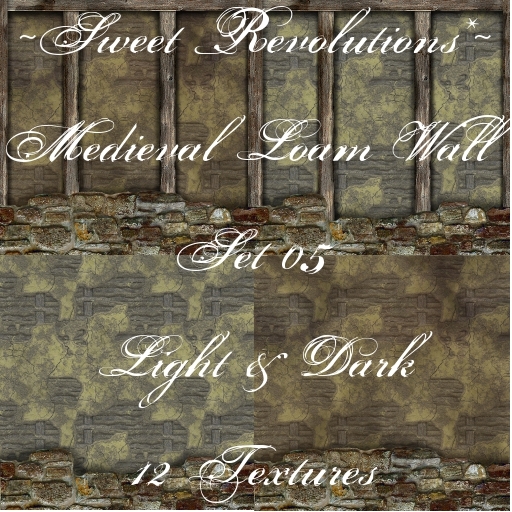 ~*SR*~ Medieval Loam Wall Set 05 BOX