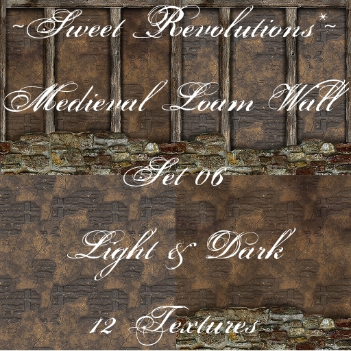 ~*SR*~ Medieval Loam Wall Set 06 BOX