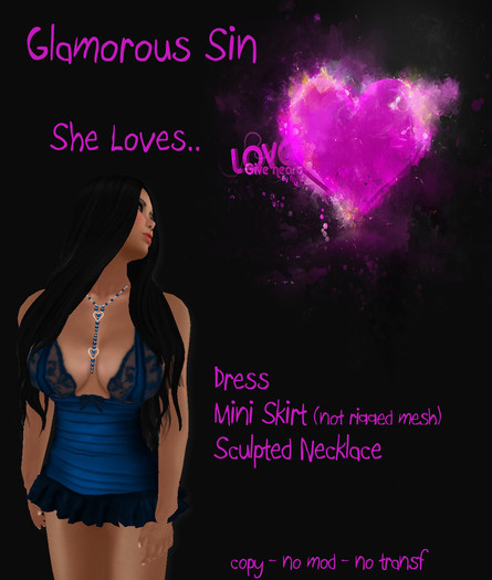 Glamorous Sin - She Loves.. Blue