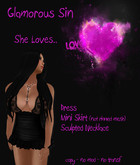 Glamorous Sin - She Loves.. Black
