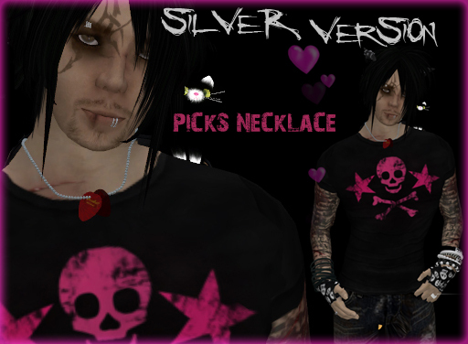 !K&L! - Silver Picks Necklace