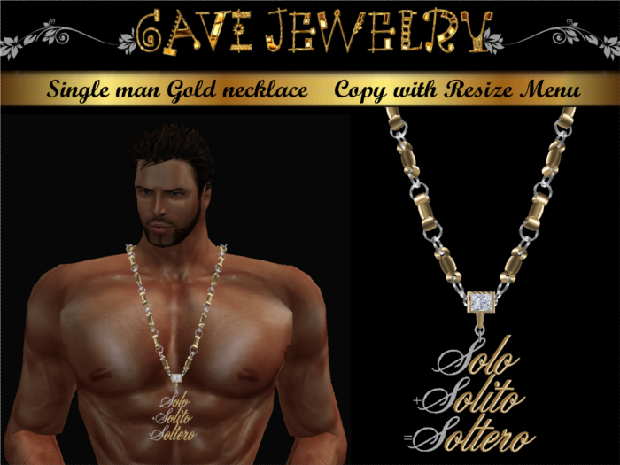 Solo,Solito,Soltero Gold Necklace