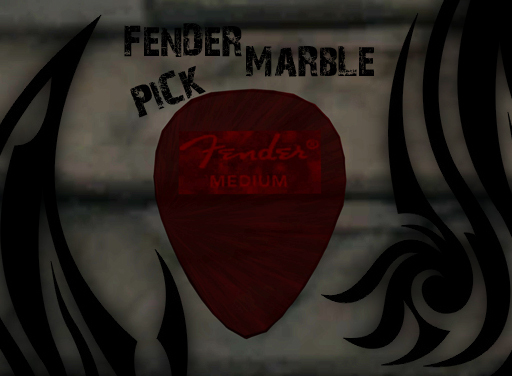 !K&L! - Fender Marble Pick