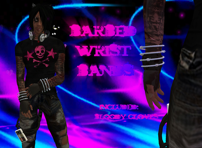 !K&L! - Barbed Wrist Bands