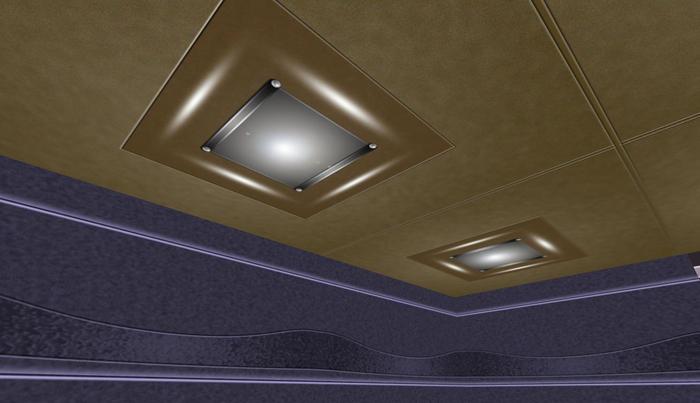 TEXTURE GOLD LIGHT PANEL