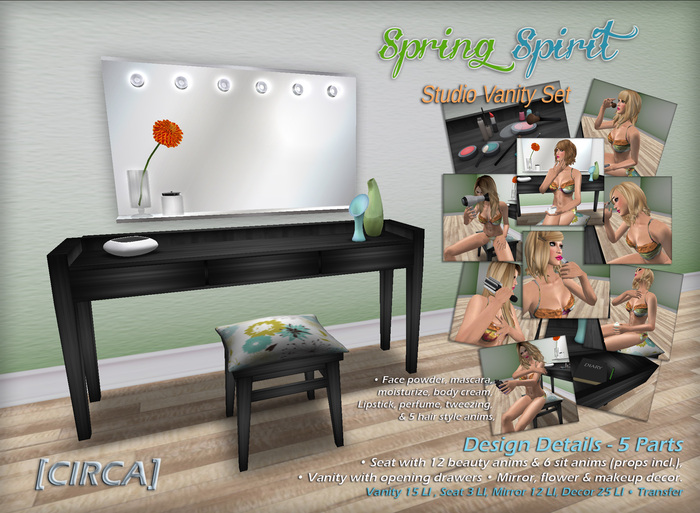 [CIRCA] - "Spring Spirit" - Studio Vanity Set - DISCOUNTED 60% Off 