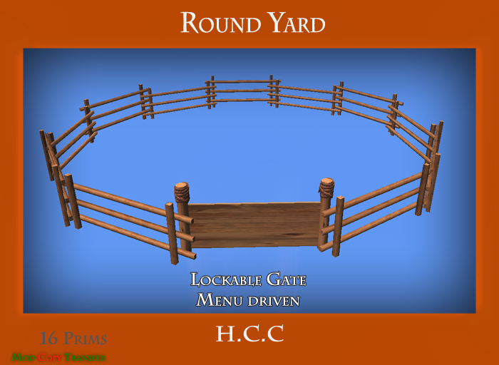  @ * Animal wooden pens multi colours SCULPTED FENCES LOW PRIM  enclosure for your pets