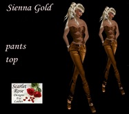 S.R.D. SIENNA GOLD PANTS & TOP