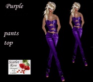 S.R.D. PURPLE PANTS AND TOP